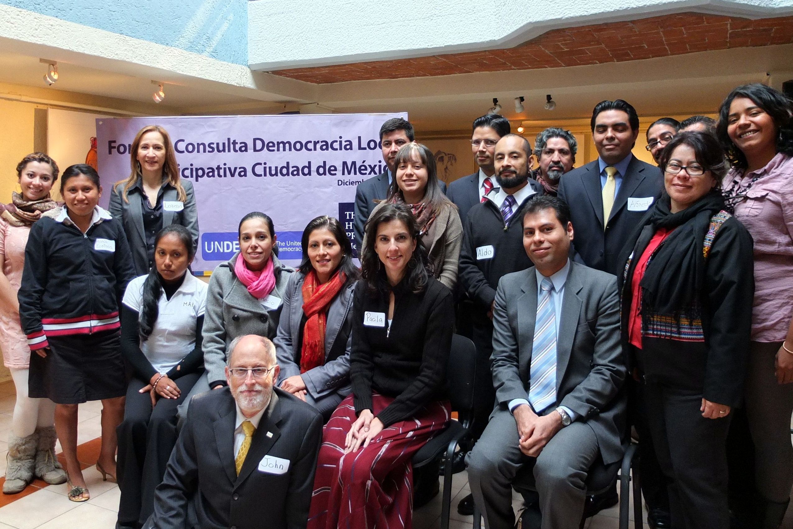Mexico City consultation of “localistas” held